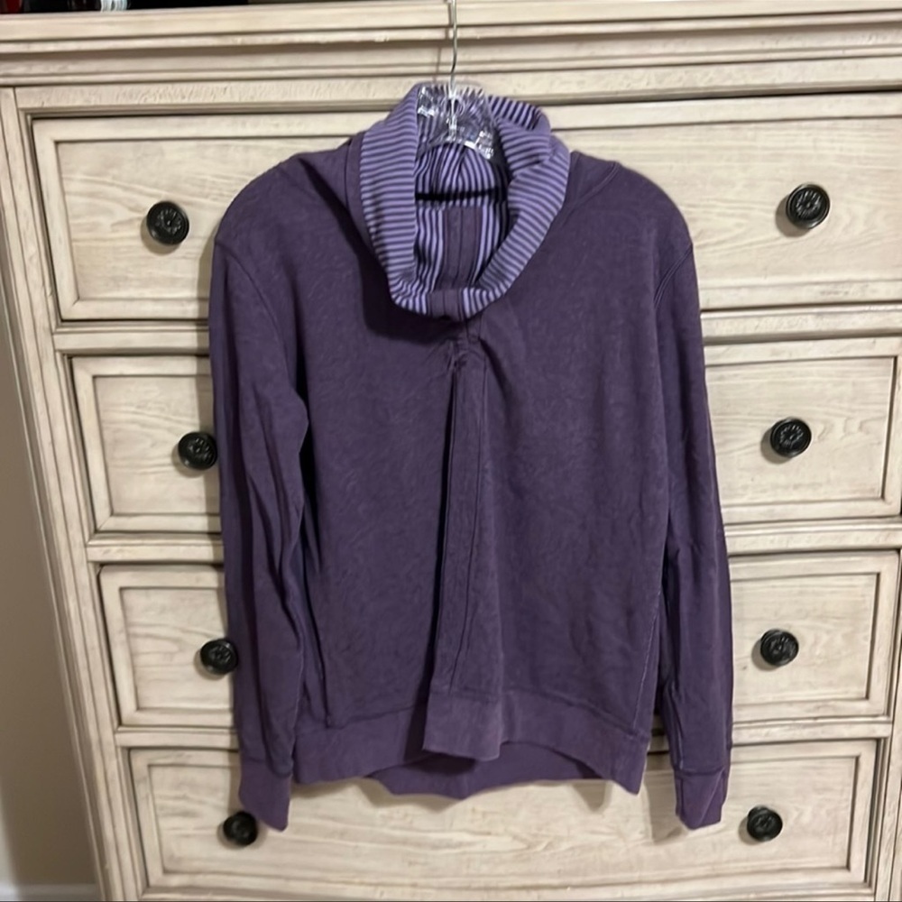 Purple lightweight sweatshirt
